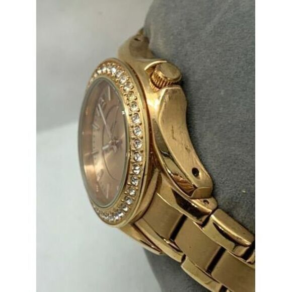 Fossil ES2889 Women's Watch Rose Gold Stainless Steel Date 30mm Case Analog D978 - Picture 3 of 9